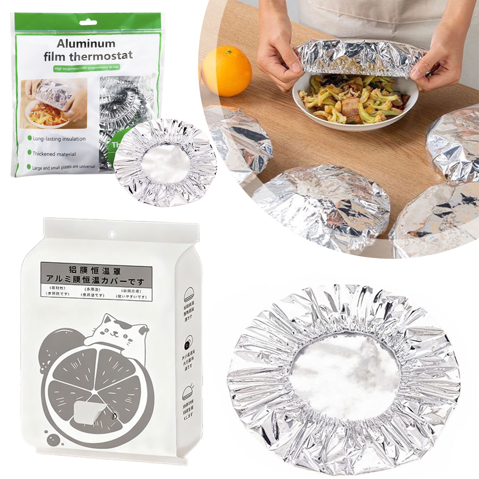 Camping Cooking Meals - Cubierta aislante para alimentos, cubierta para