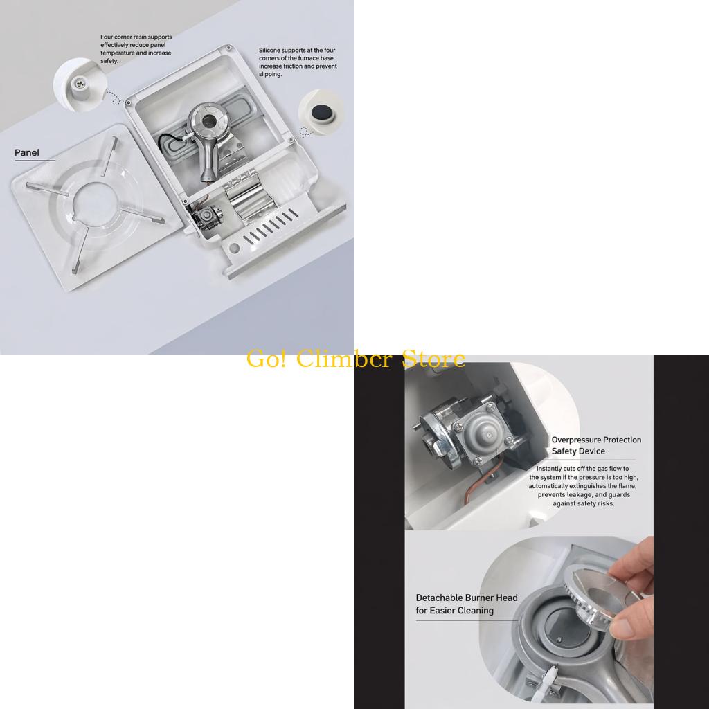 Camping Cooking Meals - Estufa cocina aire Q84C para campings