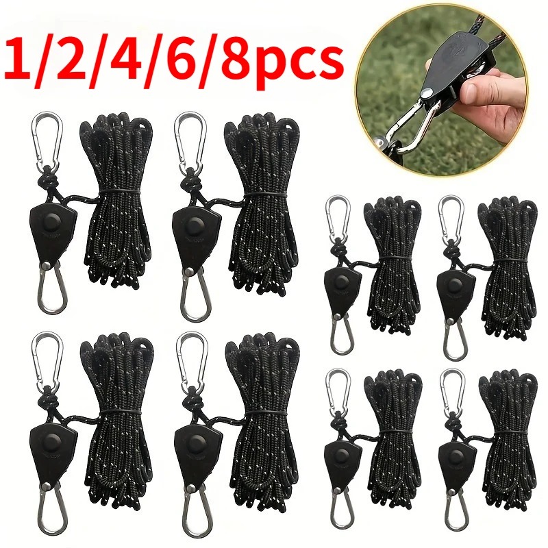 Camping Cooking Hanger - Cuerda de sujeción para tienda de