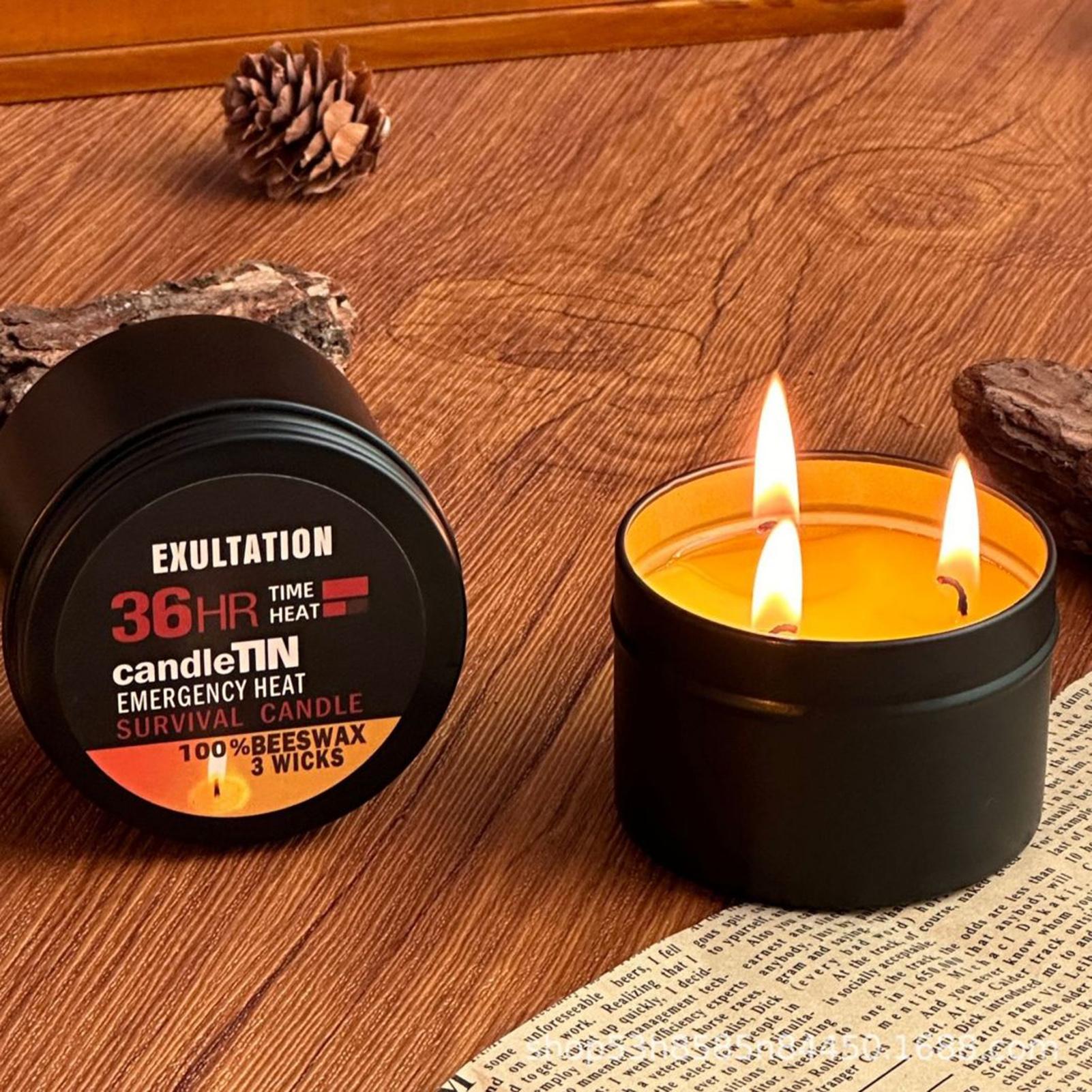 Camping Cooking Fire - Velas de combustión larga, vela de