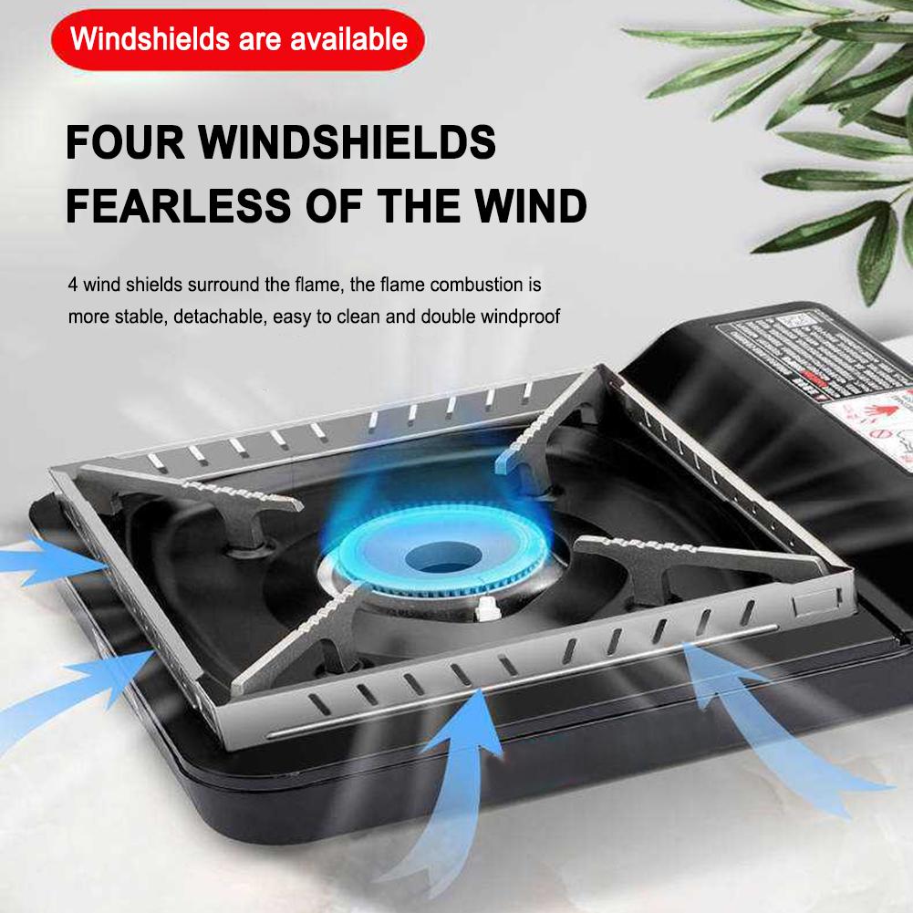 Camping Cooking Wind Blocker - Parabrisas Desmontable para Estufa de Camping,