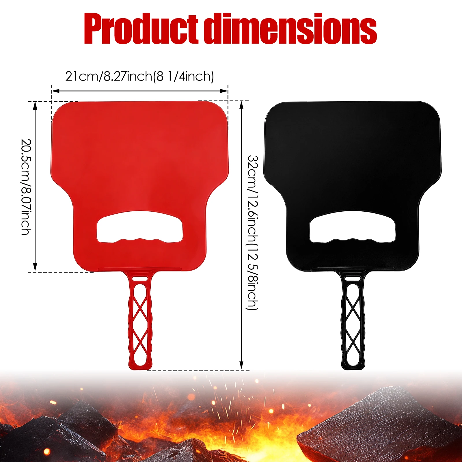 Ventilador Manual de Plástico, - Camping Cooking Fire reseña y precio