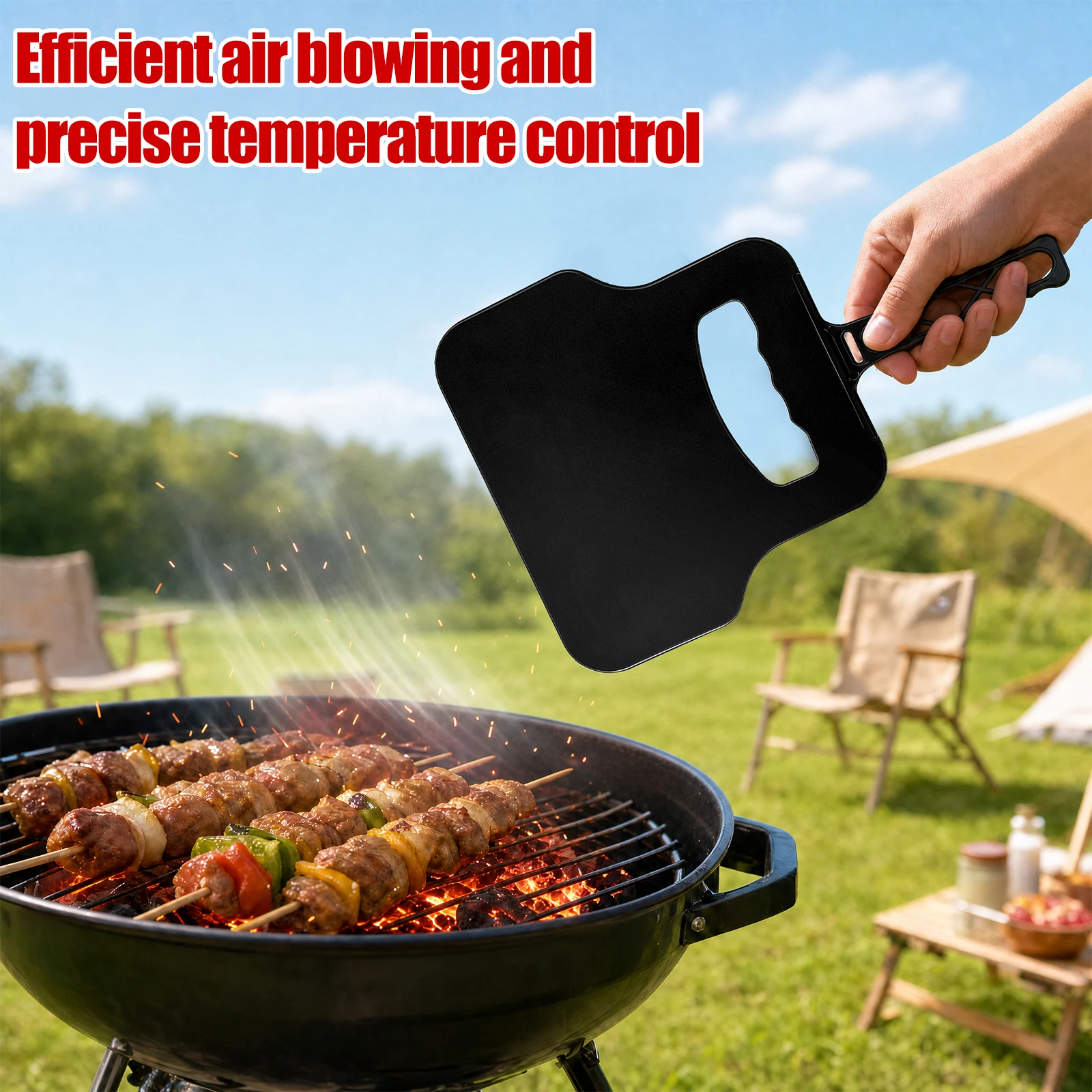 Ventilador Manual de Plástico, - Camping Cooking Fire reseña y precio