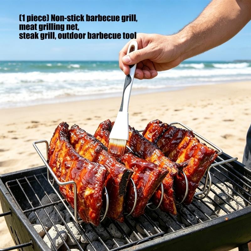Rejilla antiadherente acero in - Camping Cooking Vegetables reseña y precio