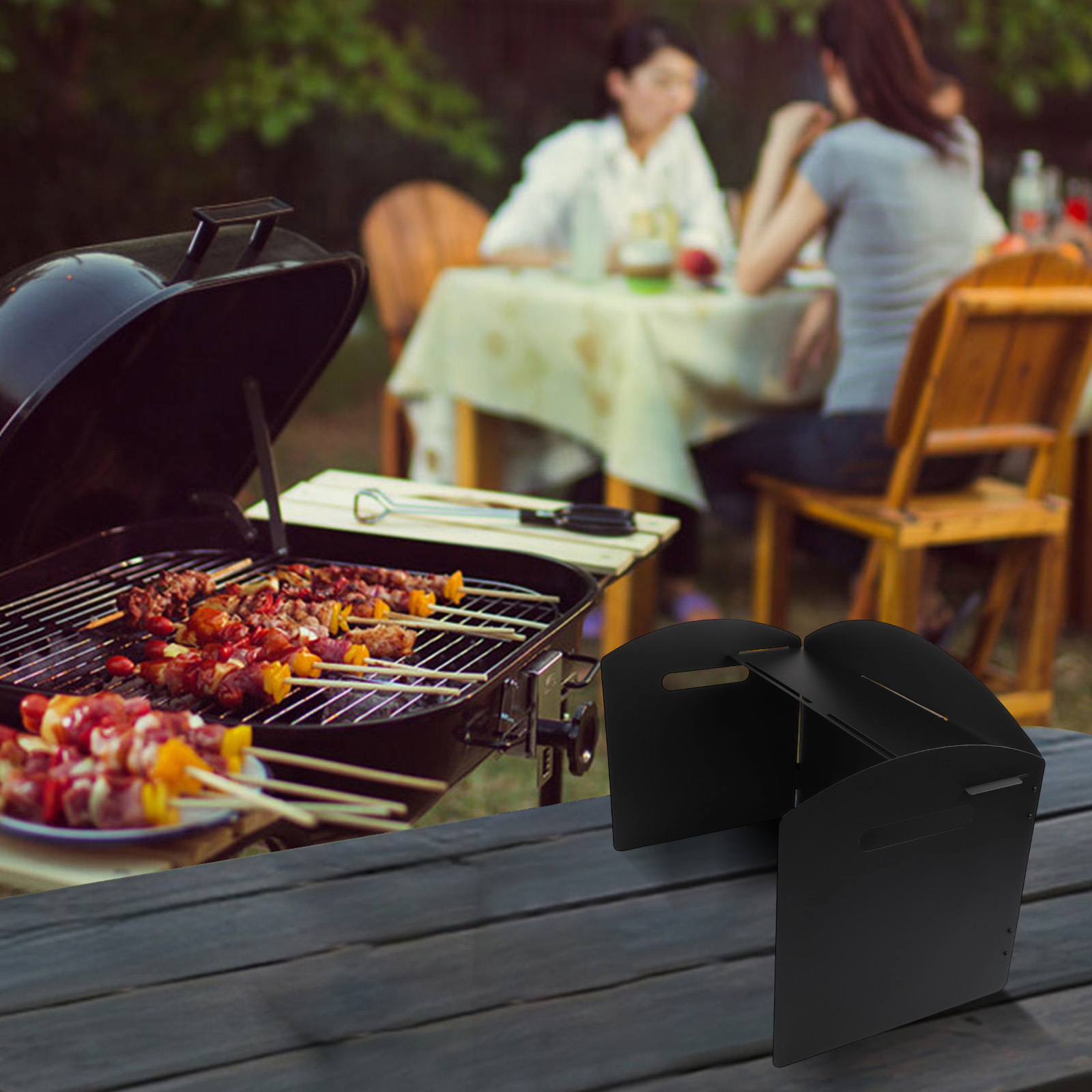 Bloqueador de viento portátil  - Camping Cooking Wind Blocker reseña y precio