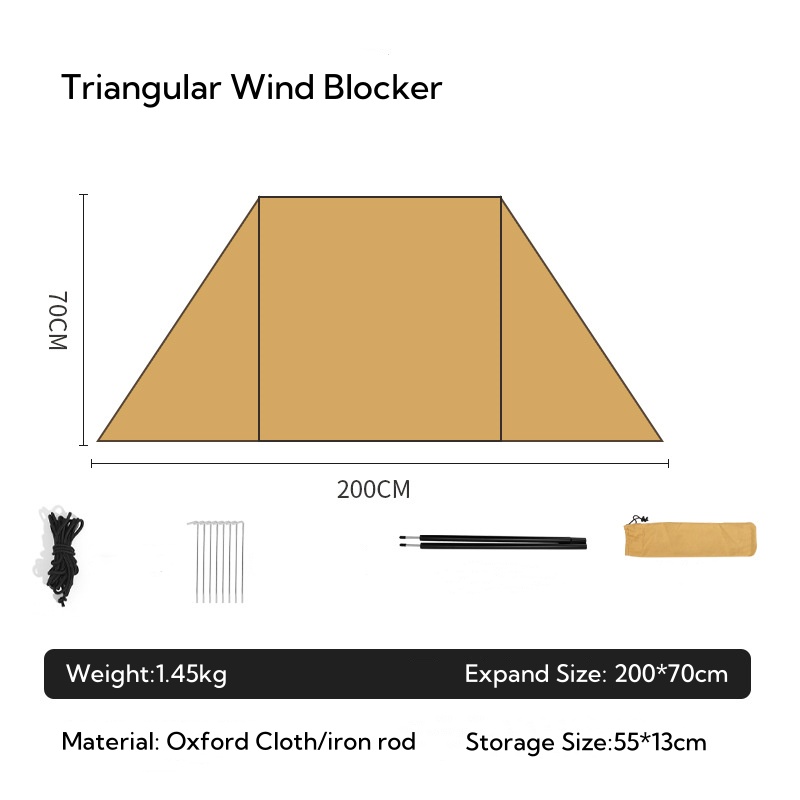 Parabrisas de cocina Oxford pa - Camping Cooking Wind Blocker reseña y precio