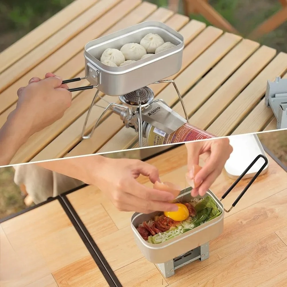 Fiambreras de aluminio de 800/ - Camping Cooking Meals reseña y precio