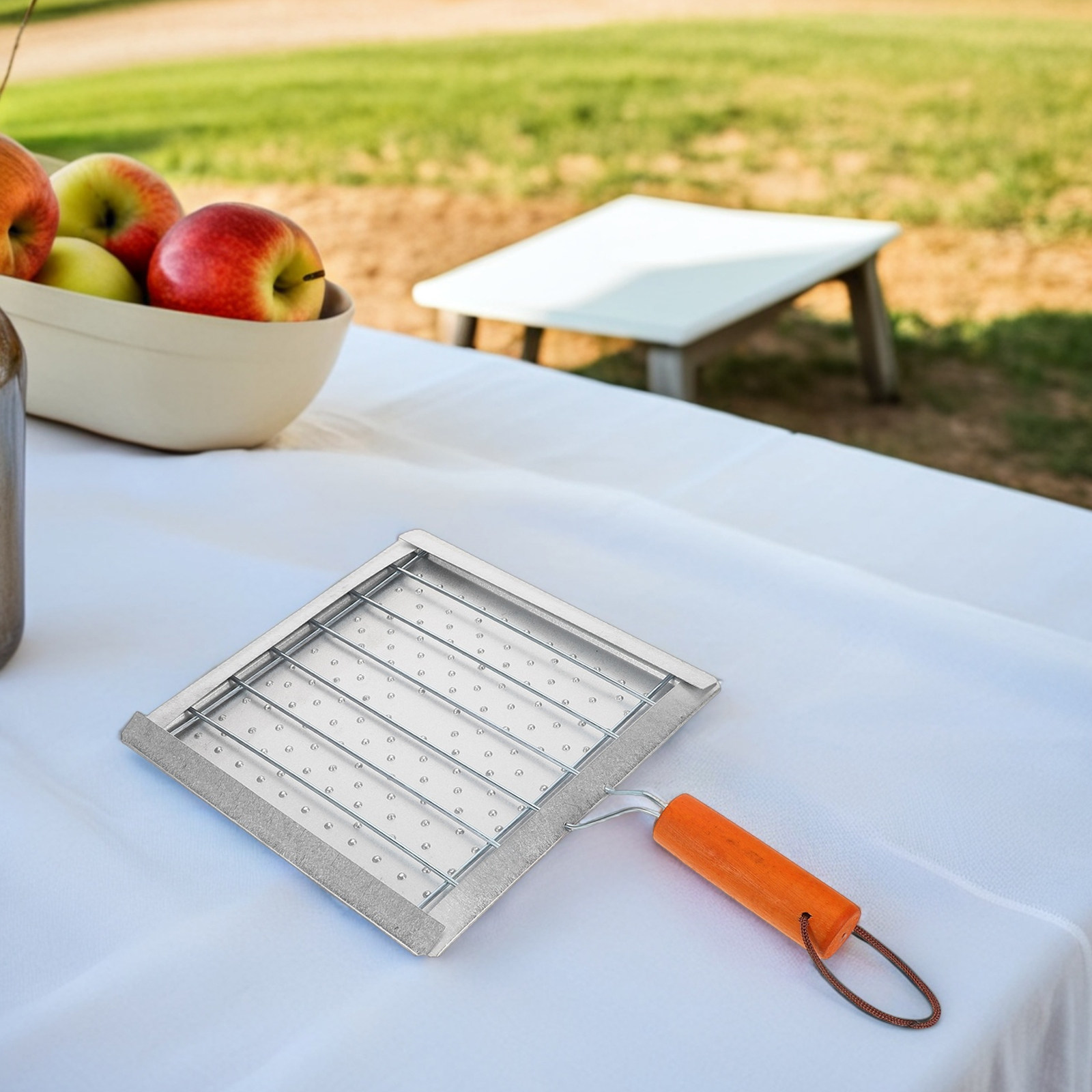 Rejilla portátil cuadrada de m - Camping Cooking Vegetables reseña y precio