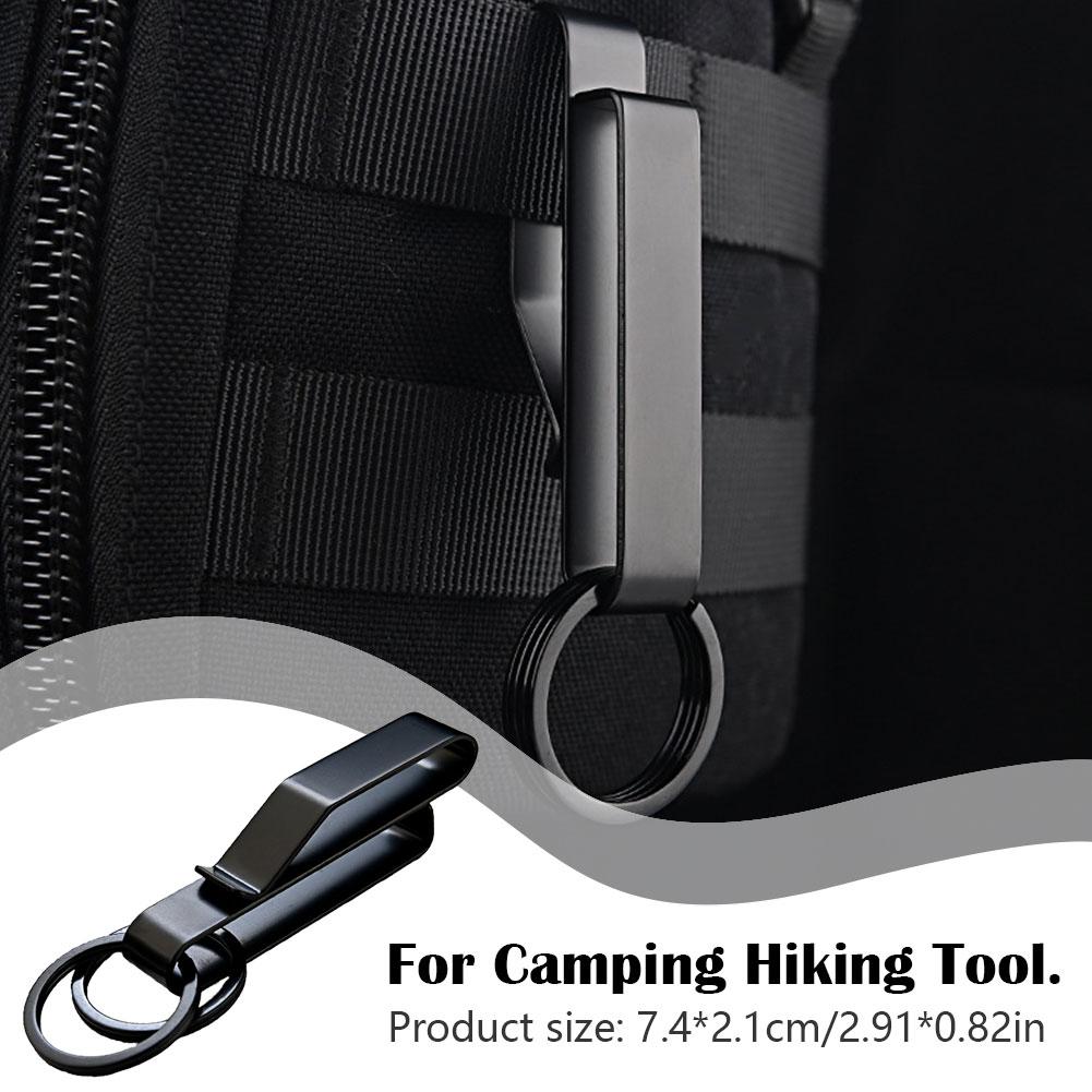 Mosquetón de acero para cintur - Camping Cooking Hanger reseña y precio