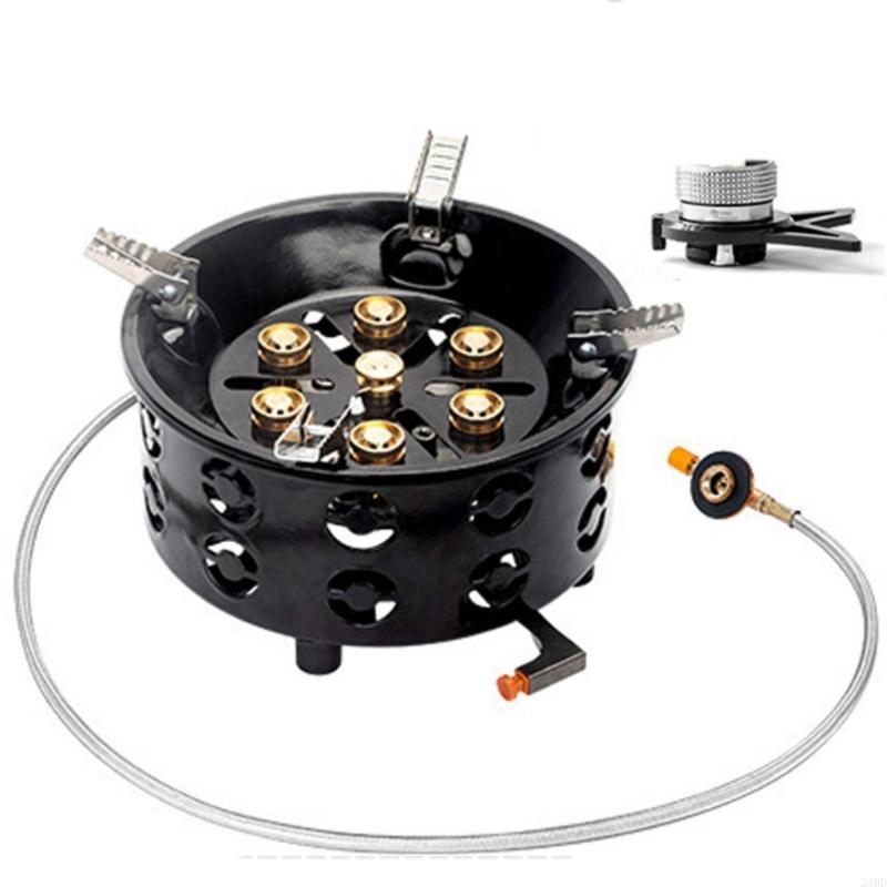 Estufa gas aire para cocinar e - Camping Cooking Meals reseña y precio