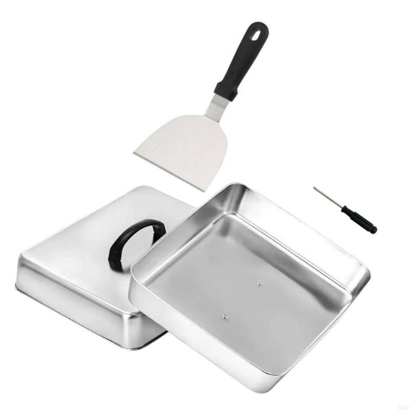 Cubierta plana con forma cuadr - Camping Cooking Meals reseña y precio