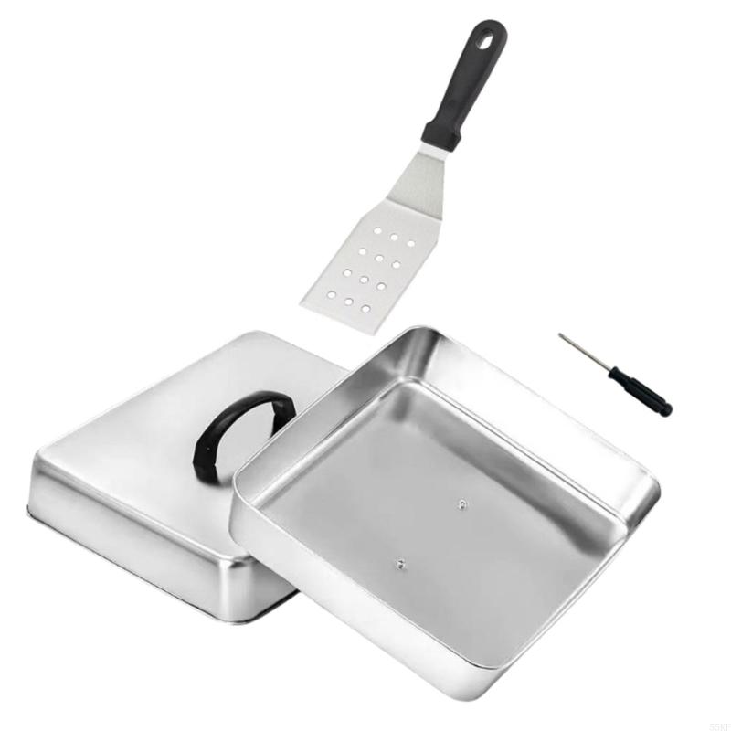 Cubierta plana con forma cuadr - Camping Cooking Meals reseña y precio