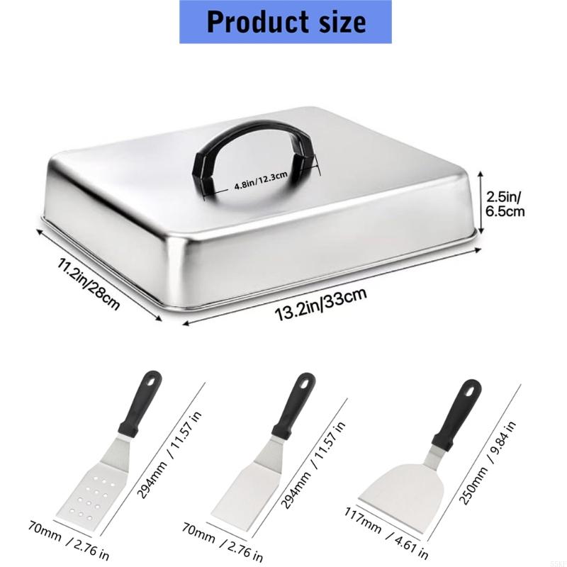 Cubierta plana con forma cuadr - Camping Cooking Meals reseña y precio