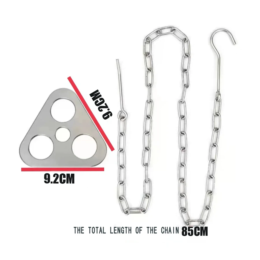 Trípode portátil de acero inox - Camping Cooking Hanger reseña y precio