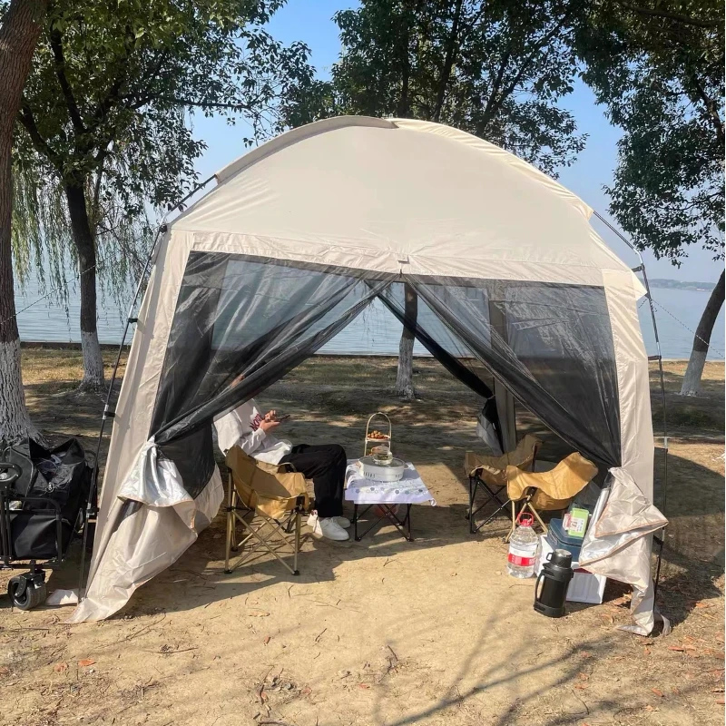 Carpa de camping con protecció - Camping Cooking Canopy reseña y precio