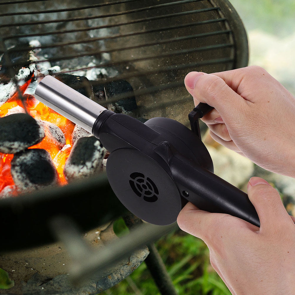 Soplador Manual de Manivela Ne - Camping Cooking Fire reseña y precio