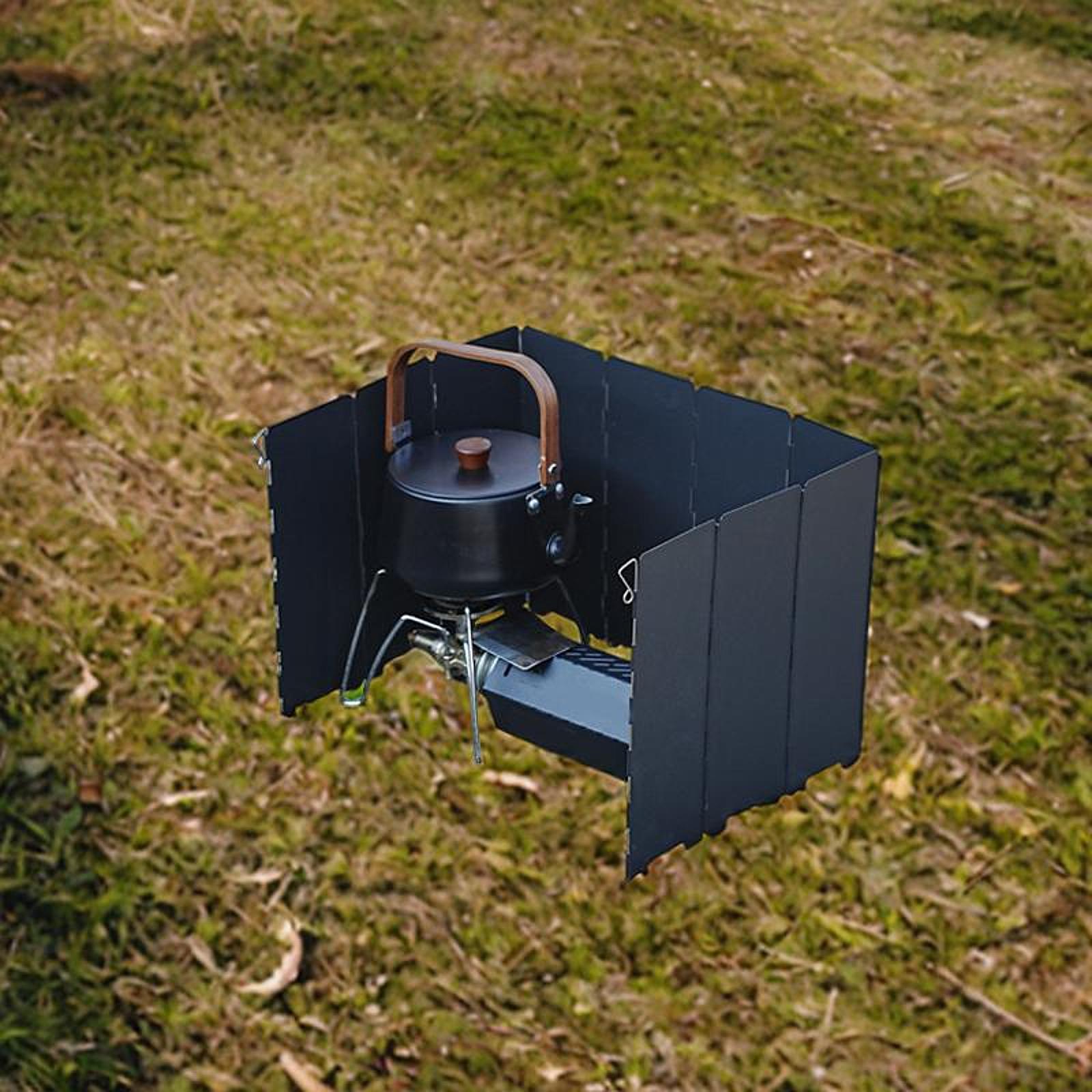 Bloqueador de Viento Plegable  - Camping Cooking Wind Blocker reseña y precio