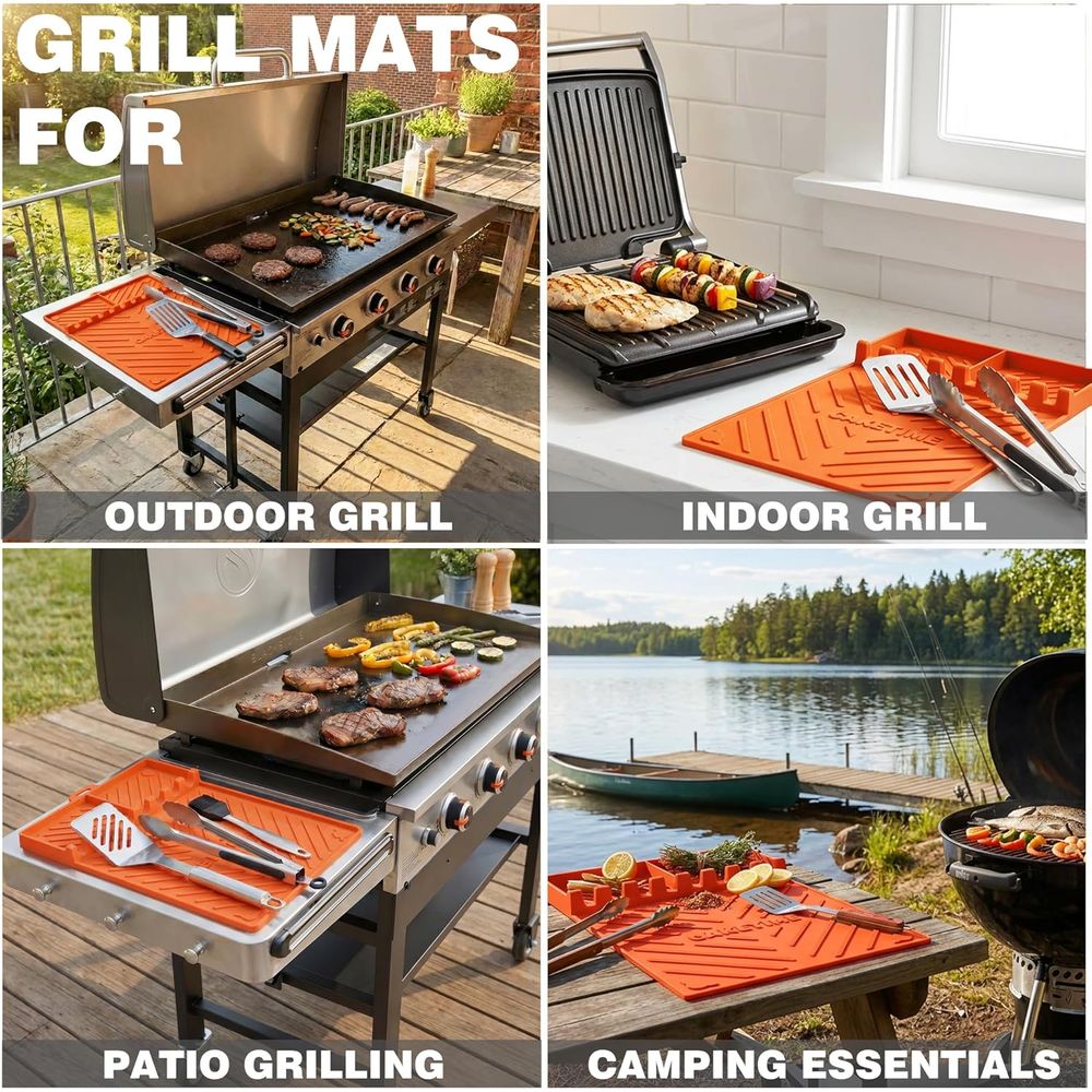 Tapetes de Silicona para Parri - Camping Cooking Bbq reseña y precio