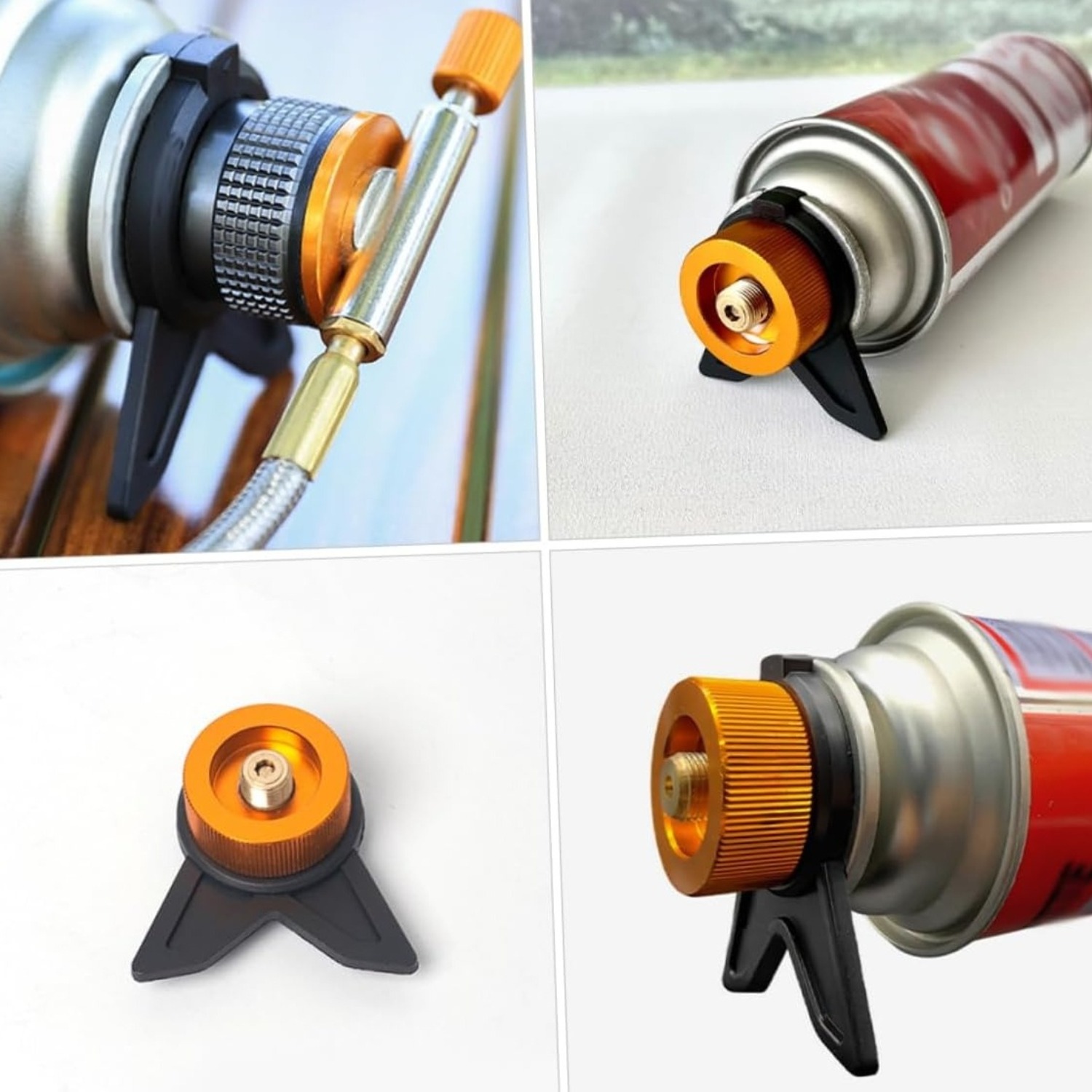 Adaptador de Tanque de Propano - Camping Cooking Fire reseña y precio