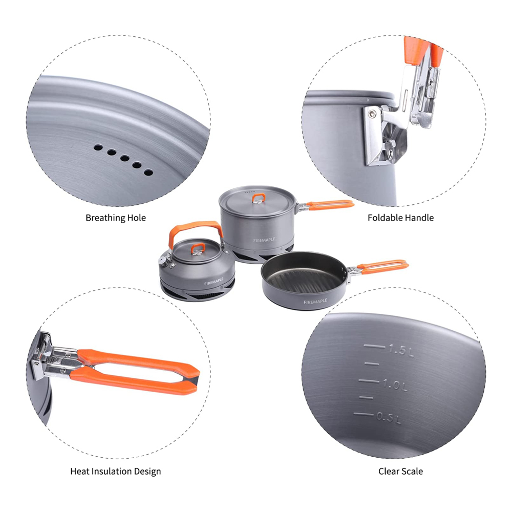 Fire Maple utensilios Camping  - Camping Cooking Meals reseña y precio